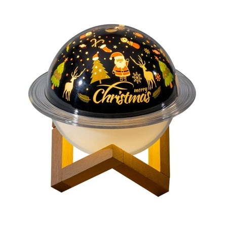 

Chueow Space Capsule Humidifier Mini Humidifier 220ml Usb Personal Desktop Humidifier For Baby Bedroom Office Home Colorful Night Light Mode