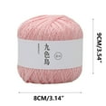 thumbnail image 3 of CUITING Fil à Crochet Taille 20 pour Tricot à la Main 100 % Coton (Rose), 3 of 6