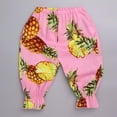 thumbnail image 6 of Esaierr Kids Baby Girls Floral Spring Summer Sweatpants Toddler Print Soft Jogger Pants Fashion Sweet Summer Spring Seven Points Sports Pants,Sizes 1-9T, 6 of 7
