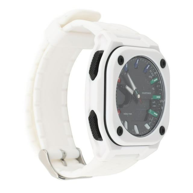 Montre de Sport Numérique Résistante à l'Eau Rétroéclairage EL Chronomètre Alarme Bracelet TPU Affichage Double Heure Montre d'Extérieur Montre de Sport Numérique Résistante à l'Eau Rétroéclairage EL Chronomètre Alarme TPU