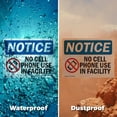 thumbnail image 5 of (2 Pack) No Cell Phone Use In Facility Sign, 5 of 7