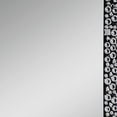 thumbnail image 3 of Benjara Wooden Backing Wall Decor with Faux Crystals Inlaid Border, Black and Clear, 3 of 3