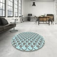 thumbnail image 4 of Ahgly Company Machine Washable Indoor Rectangle Transitional Platinum Gray Area Rugs, 2' x 5', 4 of 7