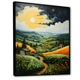 thumbnail image 2 of Designart "Farmhouse Country Charm Pointillism II" Landscape & Nature Floater Framed Canvas Wall Art, 2 of 7