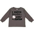 thumbnail image 3 of Inktastic I Watch Baseball with My Pawpaw Boys Long Sleeve Toddler T-Shirt, 3 of 5