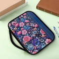 thumbnail image 2 of Suhoaziia Vintage Flower Bible Bags and Totes for Women Dirt-Resistant Portable Bible Book Cover Lots of Room with Handle Zippered Pockets Bible Case Purse, 2 of 7