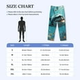 thumbnail image 4 of Gukieu Realistic Ocean Shark Print Men's Home Trousers, Elastic Drawstring Home Pajamas Clothing Suitable for Adult Men-Small, 4 of 6
