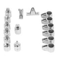16 PCS Boat Bimini Top Fittings Hardware Set Stainless Steel Deck Hinge
