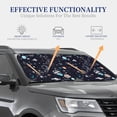 thumbnail image 4 of Disketp 2 Piece Galaxy2 Pattern Windshield Sunshades,Folding Windshield Sun Shade For Car Suv Trucks Sedan,Blocks Uv Rays Sun Visor Protector-Large, 4 of 7