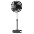 thumbnail image 1 of 16 Oscillating Stand Fan Blk, 1 of 1