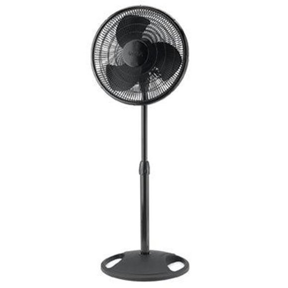 16 Oscillating Stand Fan Blk