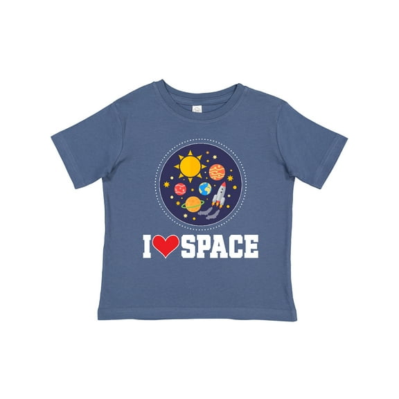 Inktastic I Love Space Rocket Ship Boys or Girls Toddler T-Shirt