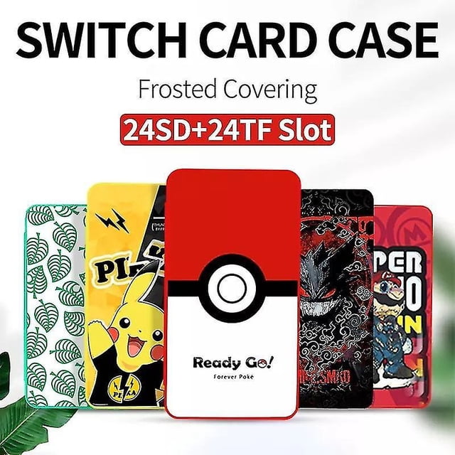 Estuche de almacenamiento de 24 tarjetas de juego para Nintendo Switch ShuxiuWang 8390605521522
