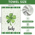 thumbnail image 2 of TACILIP Kitchen Towels Hand Towels Rags Easily Cleaned Home Decoration St. Patrick's Day Party Supplies, Housewarming Gifts, 2 of 5