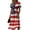 A05-Deep Red, variant on Women 's 250th Anniversary Dresses Independence Day Sun Dress Short Sleeve A-Line Swing Summer Dresses