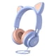 thumbnail image 2 of Oreja de gato Auriculares con cable Auriculares Orejeras Máx. 85dB Estéreo de música con micrófono Auriculares con cable para para juegos PC púrpura CUTICAT Auriculares para niños, 2 of 8