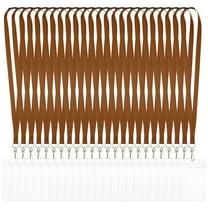 Uxcell 24Pack Colored Lanyards for ID Badges, Breakaway Lanyards for Keys, Gold