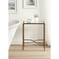 thumbnail image 2 of Kate and Laurel Catriona Modern Glam Metal Skinny Side Table, 19 x 11 x 24, Gold, Rectangular Slim Living Room End Table with Unique Geometric Base for Use as Bedroom Accent or Entryway Decor, 2 of 9