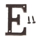 thumbnail image 2 of 2 piezas de letras para casa, placa de puerta, decoración de pared de patio, letras para buzón, bricolaje, hierro fundido ES, 2 of 9