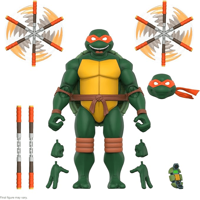 Super7 TMNT ULTIMATES! Michelangelo – Figura de Acción de 7"