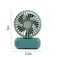 thumbnail image 6 of UttpKLBx Mini Cool Air Fan for Bedroom Battery Operated Portable Fan USB Mini Fan With 3-Speed Collapsible Portable Fan, Small Outdoor Air Conditioner (Yellow), 6 of 8