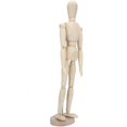 thumbnail image 3 of Wchiuoe Artist Wooden Manikin, Drawing Figure Model, Flexible Mannequin Wooden Joint Doll Art Model With Base For Painting Desktop Decor Photography Props, 3 of 8