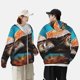 thumbnail image 4 of Fotbe Realistic Turtle Chaqueta con Protección Solar UPF 50+ para Hombre y Mujer, Camisa con Capucha y Bolsillos-Small, 4 of 7