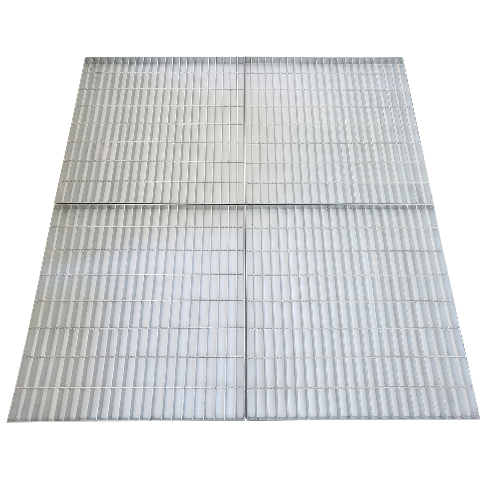 2.6ft*2.6ft Silver Gray Carbon Steel Grille Plate (Each Case Contains Only One Piece)