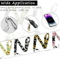 thumbnail image 3 of shiyou-4PCS Sunflower Neck Lanyards Colorful Detachable Galaxy Lanyard Badge Neck Straps (Color G), 3 of 4