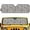 Camo Hunting Branch Print, variant on Funny Windshield Sun Shade for 2018-2025 Jeep Wrangler JL JLU & 2020-2025 Jeep Gladiator Wolf Front Window Sun Visor Blocks UV Rays Foldable Sunshade Keep Your Vehicle Cool