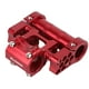 thumbnail image 1 of Potencia de manillar de bicicleta ajustable, doble potencia, CNC, diámetro 25,4 mm, montaje para MTB Rojo, 1 of 7