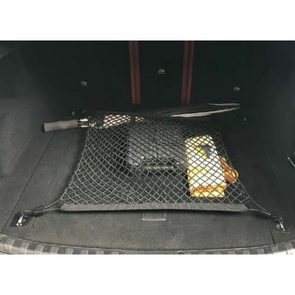 EACCESSORIES EA Rear Trunk Organizer Cargo Net for ALFA Romeo TONALE 2023 – Floor Style Cargo Net for SUV – Premium Mesh Elastic Car Trunk Organizer Vehicle Carrier Storage – Compatible with TONALE
