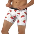 thumbnail image 2 of Sigee Hand Drawn Watermelon for Men's Boxer Briefs,Moisture Wicking and Breathable XX-Large, 2 of 9