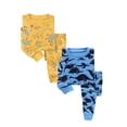 thumbnail image 1 of Green Dinosuars/Trains - Kids 2 Pack Pajama Set, 1 of 4