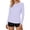 Purple1, variant on Long Sleeve UPF 50 UV Protection Sun Shirts for Women V Neck Lightweight Athletic Running Gym Workout Tops(Blue,L)