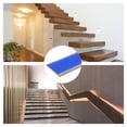 thumbnail image 6 of Uxcell 3.2Ft Stair Nosing, 6cm PVC Self Adhesive Staircase Step Edges Protectors, Blue/Grey, 6 of 6