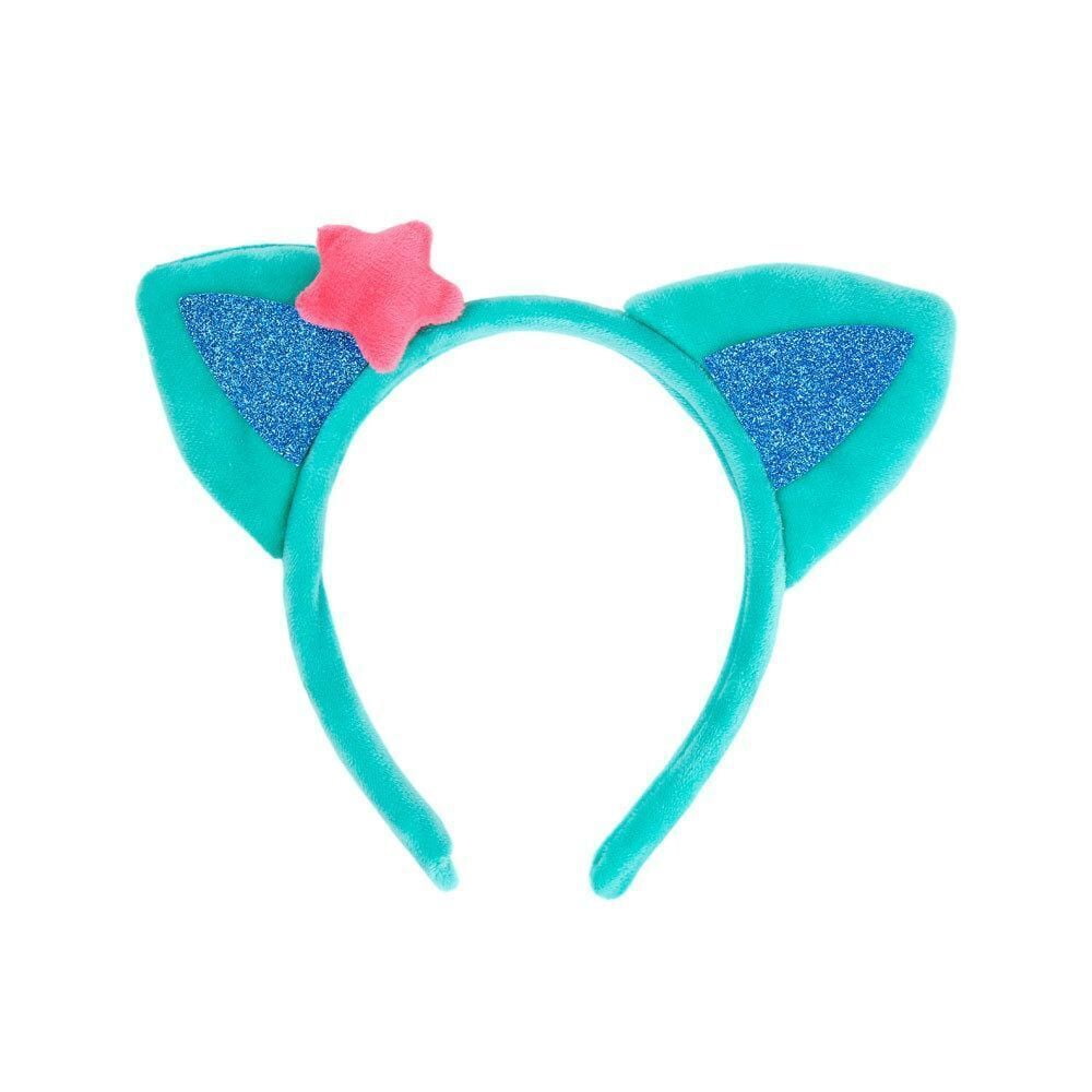 2PC Cat Ears Headbands Dollhouse Birthday Party Accessories Kitty
