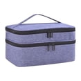 thumbnail image 1 of Organizador de esmalte de uñas Bolsa Bolsa de gran capacidad Multipureze soporte de esmalte de uñas Bolsa cosmética para arte de uñas kit de uñas kit Púrpura, 1 of 8