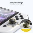 thumbnail image 5 of JINGDU Switch Joycon Joystick Replacement Kit, Hall Joystick Compatible with Switch/ OLED/ Lite, Joycon Controller Thumb Stick Repair Tool Kit (Black-2 Pack), 5 of 5