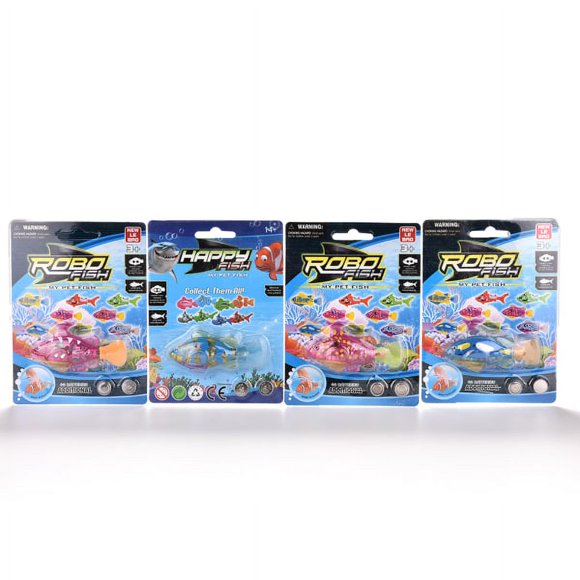 1x Electronic Pet Robot Toy Fish Water Battery Operated Fish K random