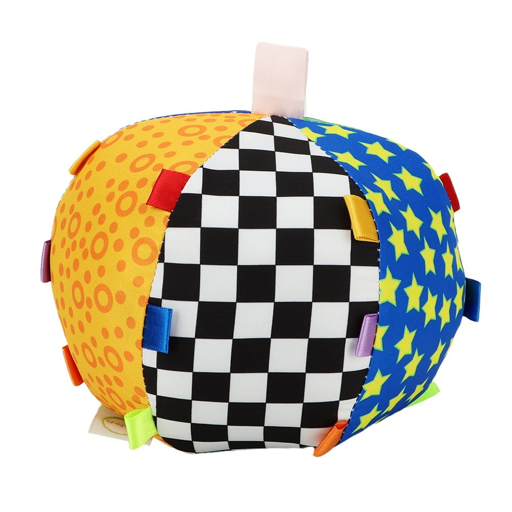 Mgaxyff Kids Fun Ball Toy,Baby Early Education Hand Grip Colorful Cloth