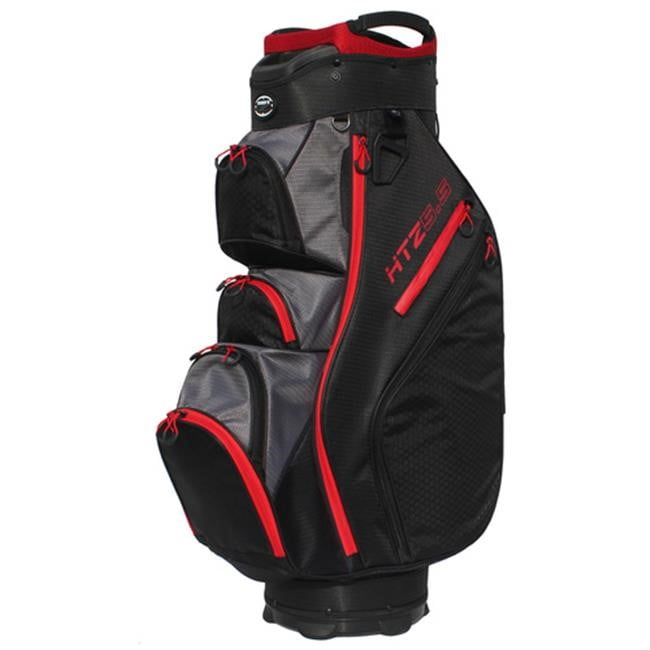 HOT Z GOLF 2018 5.5 CART BAG *BLACK/RED/GREY*
