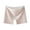 Beige, variant on Womens Boyshort Gym Cotton Underwear Solid Color No Show Mid Waisted Panties Breathable Hipster Underpants