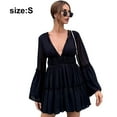 thumbnail image 2 of Women's dress, Polyester, Black, S, 2 of 6