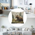 thumbnail image 3 of bear cub forest linen throw pillowcase decoration pillowcase gifting preferred 18x18 inch cushion cover 4 sets sofa pillowcase sofa bedroom living room car, 3 of 8