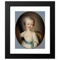 thumbnail image 2 of François-Hubert Drouais 12x14 Black Modern Framed Museum Art Print Titled - Portrait of a Little Girl in a White Dress, Called Alexandrine Lenormant D'Etiolles (18th Century), 2 of 5