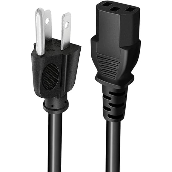 xixishop 8.2ft Power Cord Replacement for Yamaha StagePas 400i 400BT Portable PA System HS5 HS8 Powered Studio Monitor 3 Prong Power Cord AC Cable