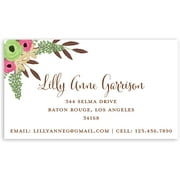 Spring Blooms - Personalized 3.5 x 2 Business Card