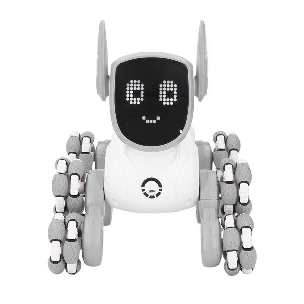Juguete De Perro Robot De Control Remoto, Perro Robot De Acrobacias Interactivo Recargable De 2,4 Ghz Y 8 Ruedas Para Niños Y Niñas