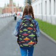 thumbnail image 6 of FORMRS Kids School Backpack Elementary Student Unisex Travel Bookbag with Reflective Stripes, Colorful Space Cat, 6 of 7